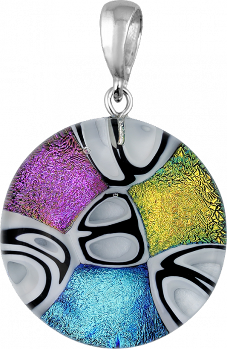 Wisior Koło MURANO GLASS MI849