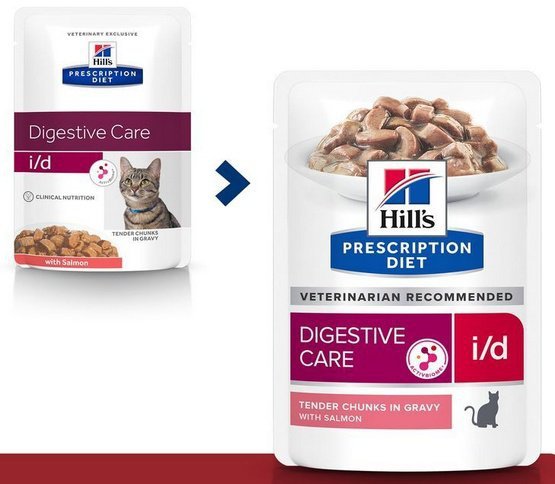 Hill&#039;s Prescription Diet i/d Feline Łosoś saszetka 85g