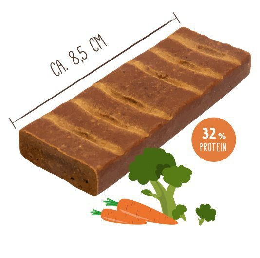 Sammy&#039;s Fitness Slice Baton proteinowy Brokuł i marchew 25g