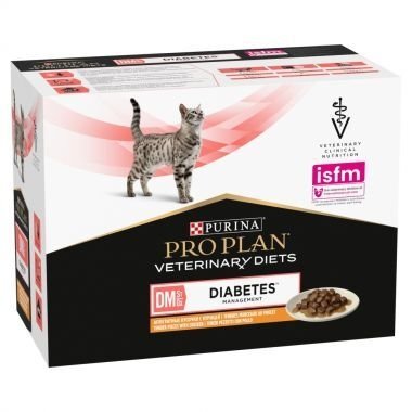 Karma dla kotów Purina Pro Plan Veterinary Diets DM St/Ox Diabetes Management opakowanie 85 g 