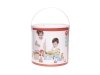 Klocki drewniane edukacyjne miasto puzzle 120el.