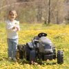 SMOBY Traktor XXL Szary na Pedały z Przyczepką