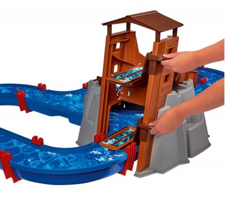 BIG Tor Wodny AdventureLand Kraina Przygód Armatka Wodna AquaPlay 57 ele.
