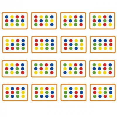 VIGA Gra Logiczna Odwzoruj Kolory i Figury Montessori
