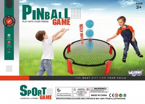 WOOPIE Smash Ball Gra Zręcznościowa  Trampolina 2 Piłki Pompka