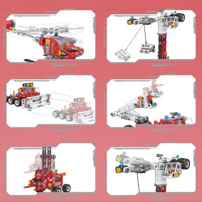 WOOPIE Zestaw Konstrukcyjny Creator City Fire Brigade