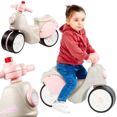 Falk Jeździk Scooter Strada Retro Dla Dziewczynki Ciche Opony od 1 Roku
