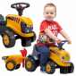 FALK Traktorek JCB Pomarańćzowy z Przyczepką od 1 roku 