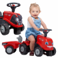 FALK Jeździk Traktorek Baby Case IH Ride-On Czerwony z Przyczepką + akc. od 12 miesięcy 