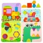TOOKY TOY Puzzle 4 w 1 Układanka Klocki Mntessori 