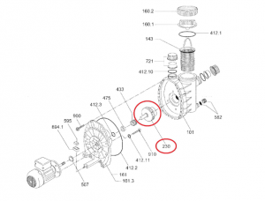 Wirnik do pompy SPECK Badu Magic 6/ Pro Pump 7