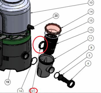 NAKRĘTKA PREFILTRA AZURO SWING 6