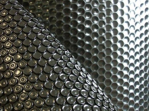 Płachta solarna owalna 8 x 3,5 m czarna 360 mic