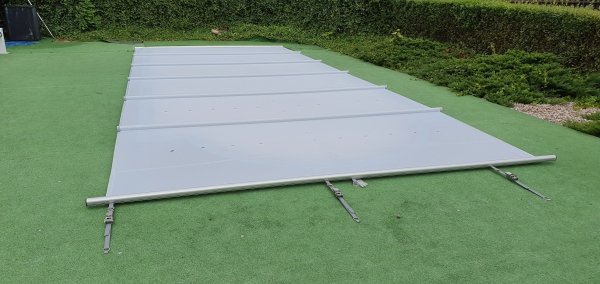 Przykrycie bezpieczne - model Tube - prostokątny - do basenu 9x5 m