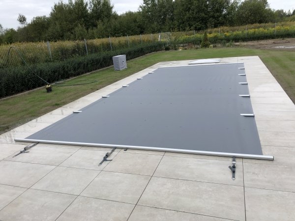 Przykrycie bezpieczne - model standard - prostokątny - do basenu 6x3m