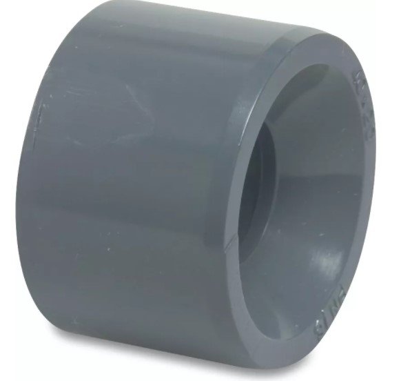 Redukcja krótka PVC-U 25 mm x 20 mm KZ x KW 16 bar