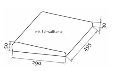 Kamień brzegowy Hobby Pool BWT - piaskowy do basenu owalnego 5,25 x 3,2 m