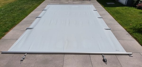 Przykrycie bezpieczne - model standard - owalny - do basenu 6 x 3,2 m