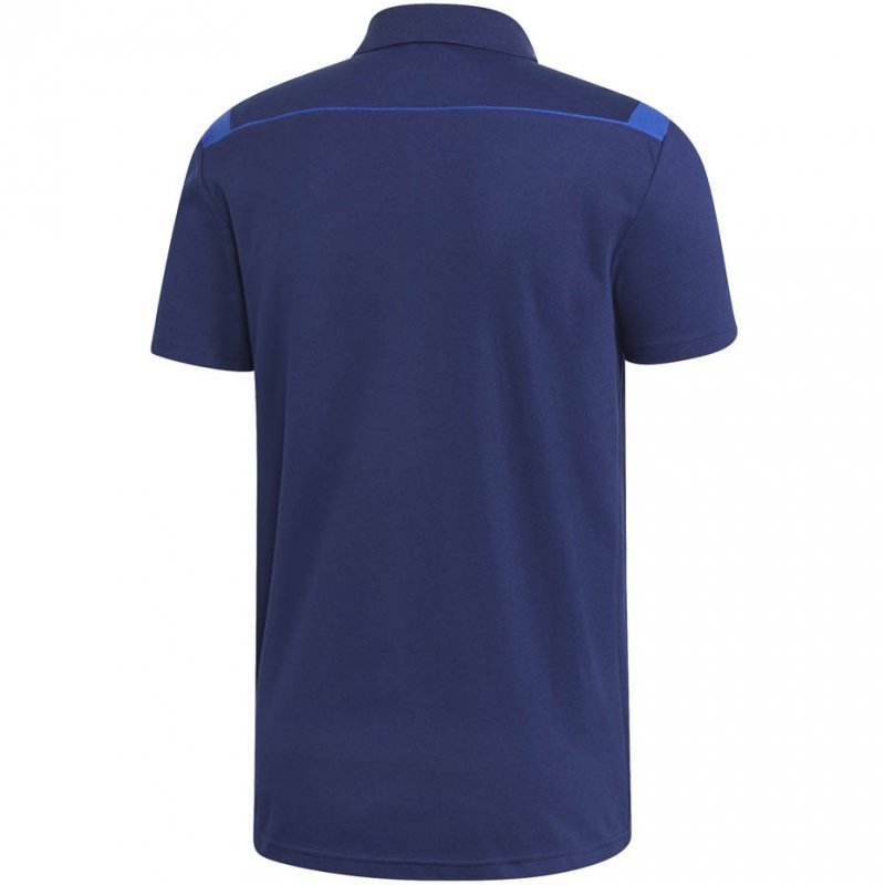 Koszulka męska Adidas Tiro 19 Cotton Polo granatowa DU0868 - Męskie - Koszulki - Odzież