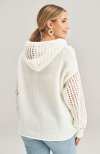 Figl M996 ecru sweter damski tył