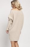 MKM SWE189 sweter beżowy tył