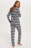 Italian Fashion Alaska piżama damska granatowa TYŁ