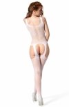 Passion BS104 białe bodystocking tył