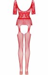 Beauty Night Courtney bodystocking czerwone-2