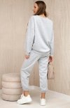Komplet dresowy bluza i spodnie szary-1