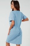 Italian Fashion Stella dresowa sukienka błękitna tył