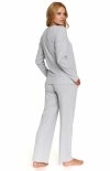 Doctor Nap PM.7164 prążkowana piżama damska-2