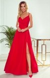 Numoco 299-1 CHIARA elegancka maxi suknia na ramiączkach 