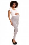 Bawełniane legginsy ciążowe szare 1469B-1