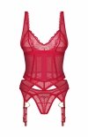 Obsessive Cupide Desir czerwony gorset i stringi