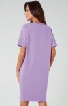 Italian Fashion Stella dresowa sukienka fioletowa tył