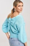 Figl M993 mięta sweter damski tył