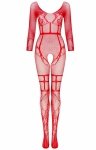 Beauty Night Lorna bodystocking czerwone