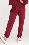 Figl M1056 bordowe spodnie damskie 
