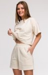 Bewear B295 szorty z kieszeniami waniliowe 