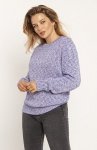 MKM SWE244 melanżowy sweter niebieski