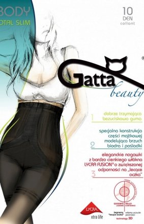 *Rajstopy Gatta Body Total Slim Fusion 10 den *Rajstopy Gatta Body Total Slim Fusion 10 den
