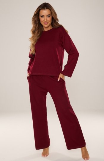 De Lafense Butter 886 burgundowy dres damski 