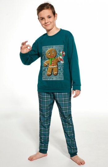 Cornette Kids Boy 593/153 Cookie świąteczna piżama chłopięca 