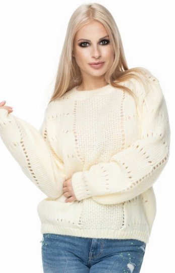 Puchaty sweter damski 30059
