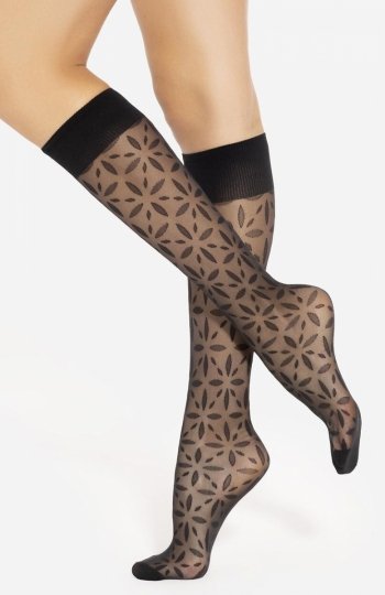 Gatta TRENDY LINE 31 czarne podkolanówki damskie 