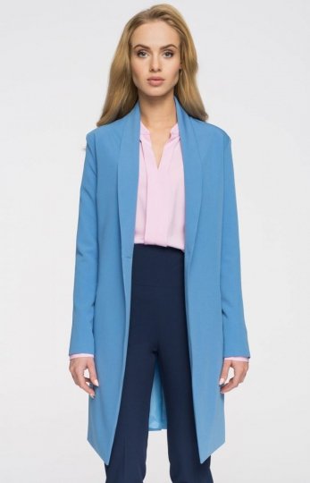 Style S071 płaszcz blazer niebieski