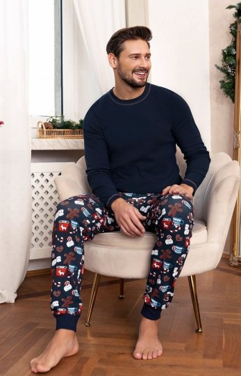 Italian Fashion Rojas piżama męska świąteczna