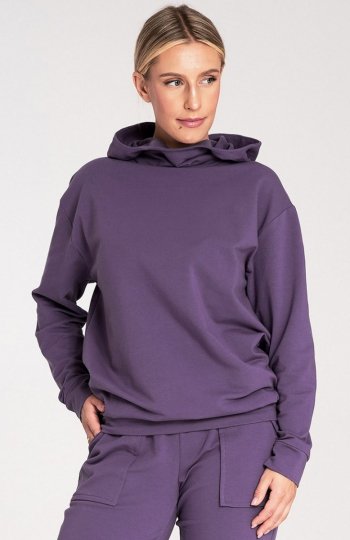 Figl M1034 fioletowa bluza damska 