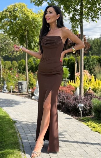 Elizabeth Rochel długa sukienka gorsetowa syrenka