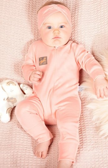 Bawełniany pajacyk Rosy dziewczęcy